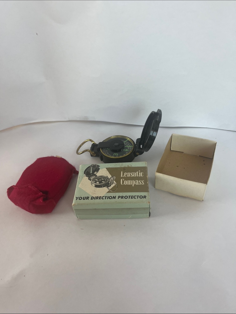 Vintage Lensatic Compass Model 550